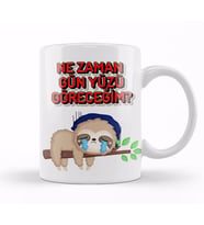 Nezaman Gün Yüzü Göreceğim Komik Kupa Bardak Porselen