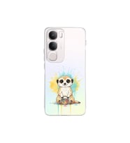 Vivo V29 5G ile Uyumlu Splash Mirket Tasarımlı Şeffaf Silikon Kılıf