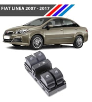 Fiat Linea Cam Açma Anahtarı Sol - Dörtlü 8 Fiş