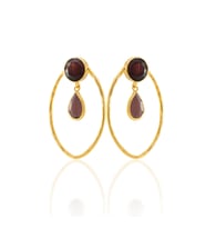 Kadir Jewellery 22 Ayar Altın Kaplama Vintage Küpe -El İşçiliği Ve Hipoalerjenik Küpe