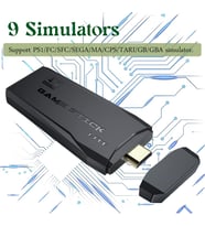 konsol, retro oyun konsolu, 10000 oyunlu, 64 GB Hdmi 4k oyun konsolu, USB kablosuz oyun çubuğu, tak ve çalıştır