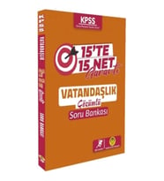 Tasarı Yayınları KPSS Vatandaşlık 15 te 15 Net Garanti Soru Bankası
