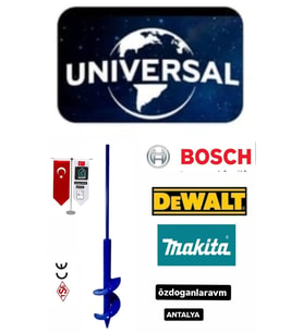Çiçek Sebze Meyve Dikme Toprak Burgusu Matkap Ucu 60X10 Cm