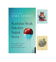 Esra Ezmeci - Kadınlar Sıcak Erkekler Soğuk Sever 9786254410918 - Not Defterli seti