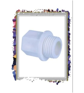 1 Adet Plastik Körtapa 1/2 - DN15-  20mm