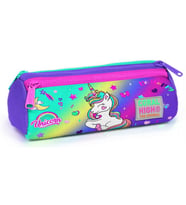 Coral High Lavanta Unicorn Üç Bölmeli Kalem Çantası - Kız Çocuk
