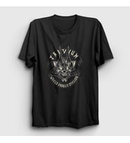 Presmono Unisex Siyah Shogun V3 Trivium T-Shirt 179600tt