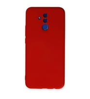 Huawei Mate 20 Lite Kılıf Nano İçi Kadife Silikon - Kırmızı