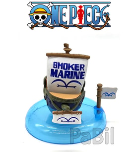 One Piece Anime Manga Aksiyon Figür Gemi - Sumoker's Marine 6 cm