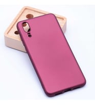 Lexroo Huawei P20 Kılıf Premier Silikon Kılıf - Mürdüm