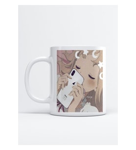 Anime Aesthetic Baskılı Porselen Kupa Bardak