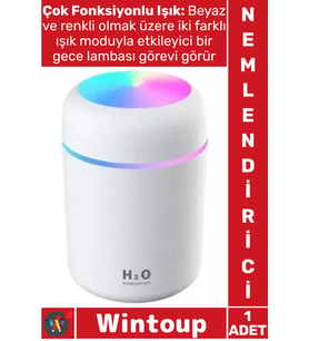 #Nemlendirici Sessiz Aromaterapi Gece Lambası Otomatik Kapanan Mini Masaüstü USB Hava Nemlendirici