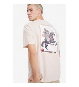 Defacto 26Y801003473 Taş Erkek T-Shirt F8163AX/ER22