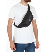 Newish Polo Uziko Bel Çantası Free Bag Kulaklık Çıkışlı-Suni Deri (Siyah)