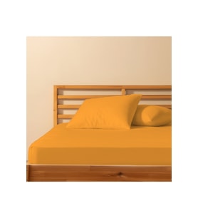 %100 Pamuklu Tek Kişilik Lastikli Çarşaf 120x200+30 50x70 Yastık Kılıfı ( 1 Adet )