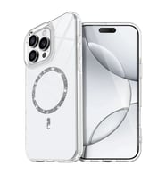 Durukar® iPhone 15 Pro Max Live Diamond Magsafe Kapak - Şeffaf