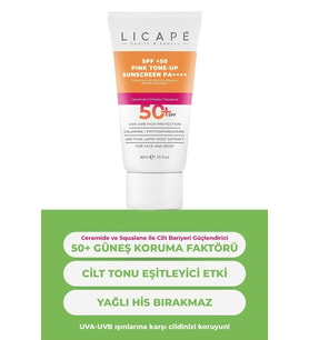 Yüksek Korumalı Renk Tonu Eşitleyici Pembe / Pink Güneş Kremi 40ml