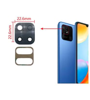 Xiaomi Redmi 10C İle Uyumlu Kamera Camı İthal