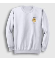 Presmono Unisex Beyaz Duck You Ördek Sweatshirt 447132tt (Beyaz)