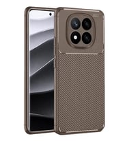 Redmi Note 14 Pro 4G Kılıf Auto Focus Karbon Kapak - Gri