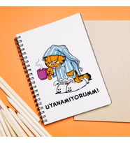 Uyanamıyorum! (Garfield) Tasarımlı Defter