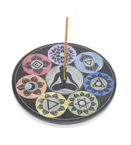 Obsidian Taşı 7 Çakra ( Chakra ) Tasarımı Tütsülük Ksk2214