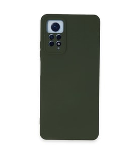 Xiaomi Redmi Note 12 Pro 4g Kılıf Nano İçi Kadife Silikon - Koyu Yeşil