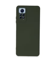 Xiaomi Redmi Note 12 Pro 4g Kılıf Nano İçi Kadife Silikon - Koyu Yeşil
