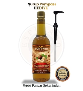 FINDIK AROMALI KAHVE ŞURUBU 750 ML
