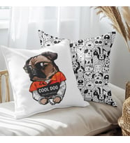 eJOYA Havalı Köpek Tasarımlı 2'li Yastık İçi Ve Kırlent Kılıfı 45cm 113516