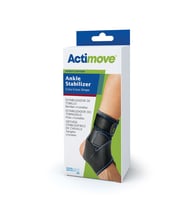 Actimove Ayak Bileği Sabitleyici Çapraz Bant Standart Beden (Siyah)