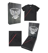 Beşiktaş Orijinal Lisanslı Antrasit Siyah Çocuk T-shirt Hediyelik Ahşap Kutulu (Antrasit)