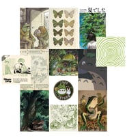 Orora Fairycore Greenish Poster Duvar Kağıdı Seti-12li-230g-A5