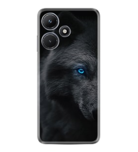 Infınıx Hot 30i Kılıf Resimli Desenli Silikon Platinium Series Dark Wolfs 1834