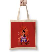 Deandre Ayton Vintage Art - Legend Basketball Gift Bez Çanta Uzun Saplı