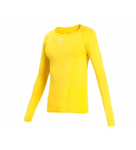 Puma Liga Baselayer Tee Ls Erkek Futbol Antrenman Tişörtü 65592006 Sarı