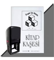 Kişiye Özel  Boy Tarihli Kitap Kaşesi (Siyah)