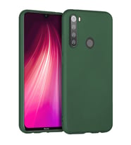 Xiaomi Redmi Note 8 İnce Mat Silikon Kılıf Haki