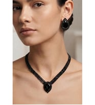 DAMLA ZİRKON TAŞLI ABİYE KOLYE KÜPE SET