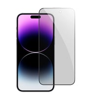 Ally iPhone 15 Pro Privacy Hayalet Full Koruma Tempered Cam Ekran Koruyucu-(5775) - SSSSSS7826-9338