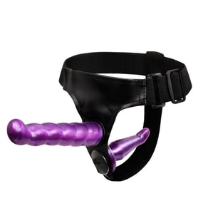 OdinsShop Belden Bağlamalı Çift Taraflı Strapon Dildo