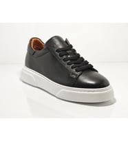 Cem Pekşen Makras Tommy İçi Dışı Deri Siyah Sneakers