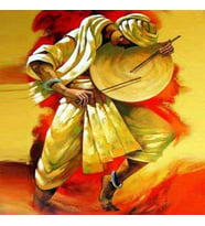 Dansı Ritmi Sayılarla Boyama Seti Canvas Kasnaklı 40 x 50 cm