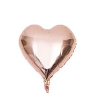 Rose Gold Kalp Folyo Balon 1 Adet