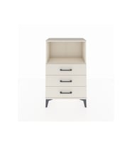 Arges Komodin Tek Raflı 3 Çekmeceli 60x30x96 Aytaşı-Aytaşı