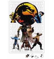 Pedido Do Cliente Mortal Kombat Puzzle 240 Parça Yapboz