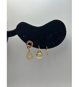 Kanca Detay Çelik Set Küpe