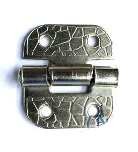 Stoplu Menteşe - 30x33mm, Nikel, 100 Adet