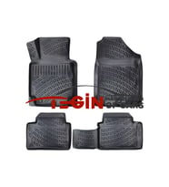 Kia Ceed  2013 3D Havuzlu Paspas Siyah