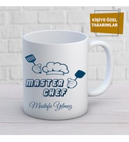 master cheff özel tasarım kupa bardak